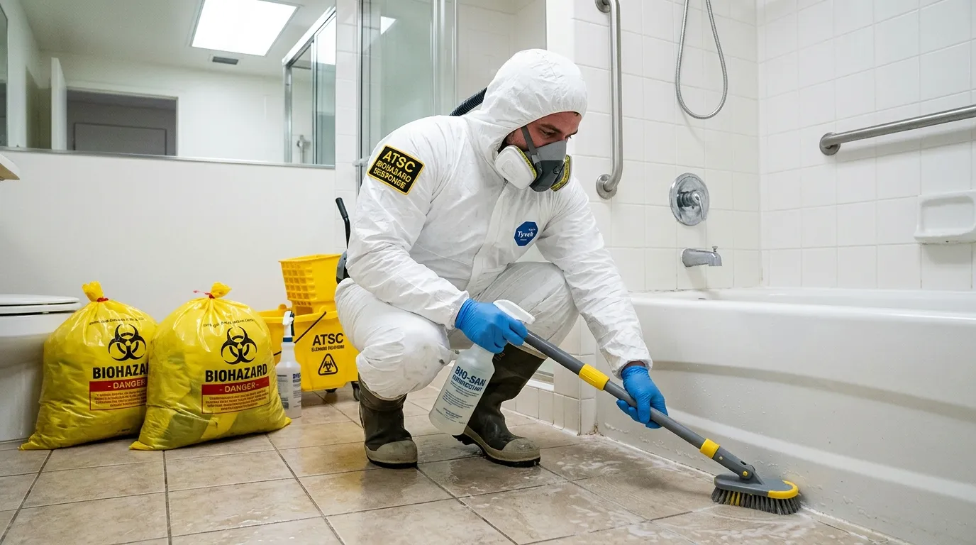 Decontamination equipment deployed for Blood Cleanup in Graham